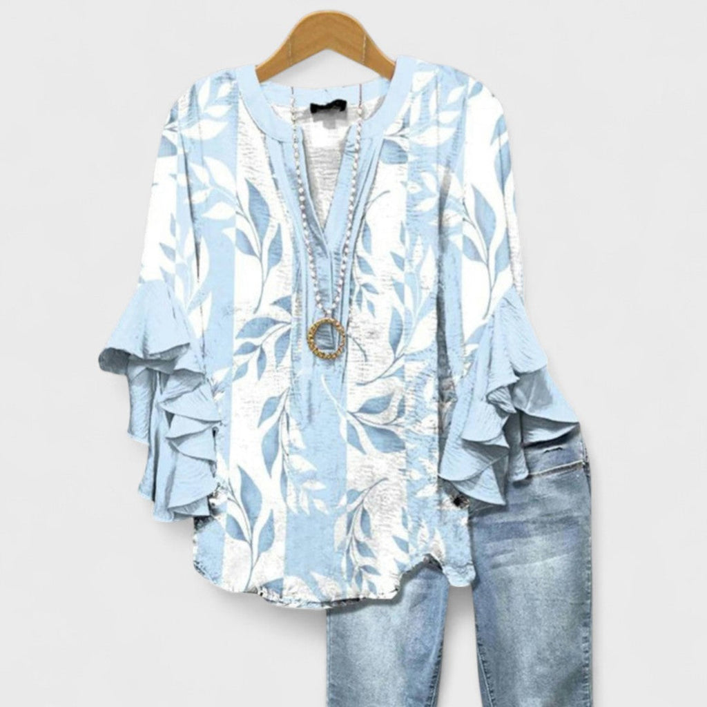 Light and elegant summer women's T-shirt – Fresh and versatile feminine style