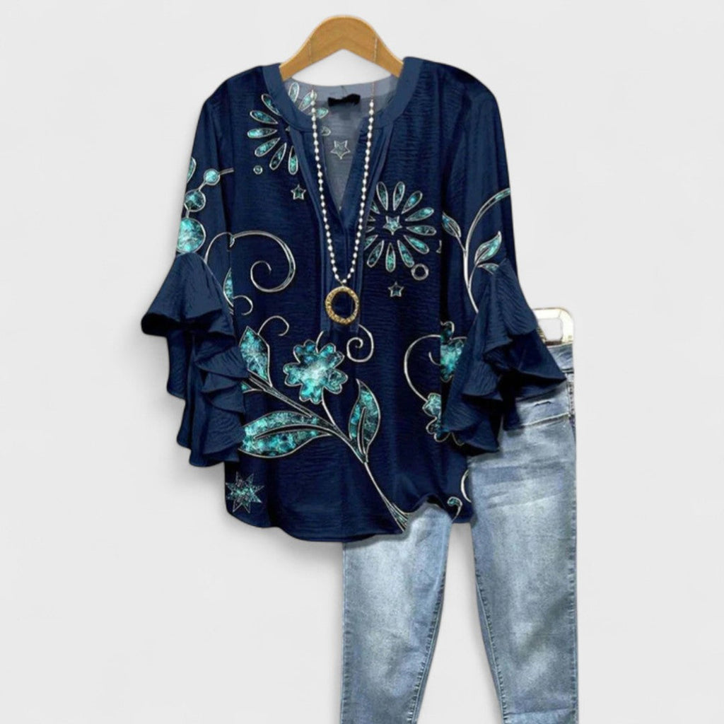 Light and elegant summer women's T-shirt – Fresh and versatile feminine style