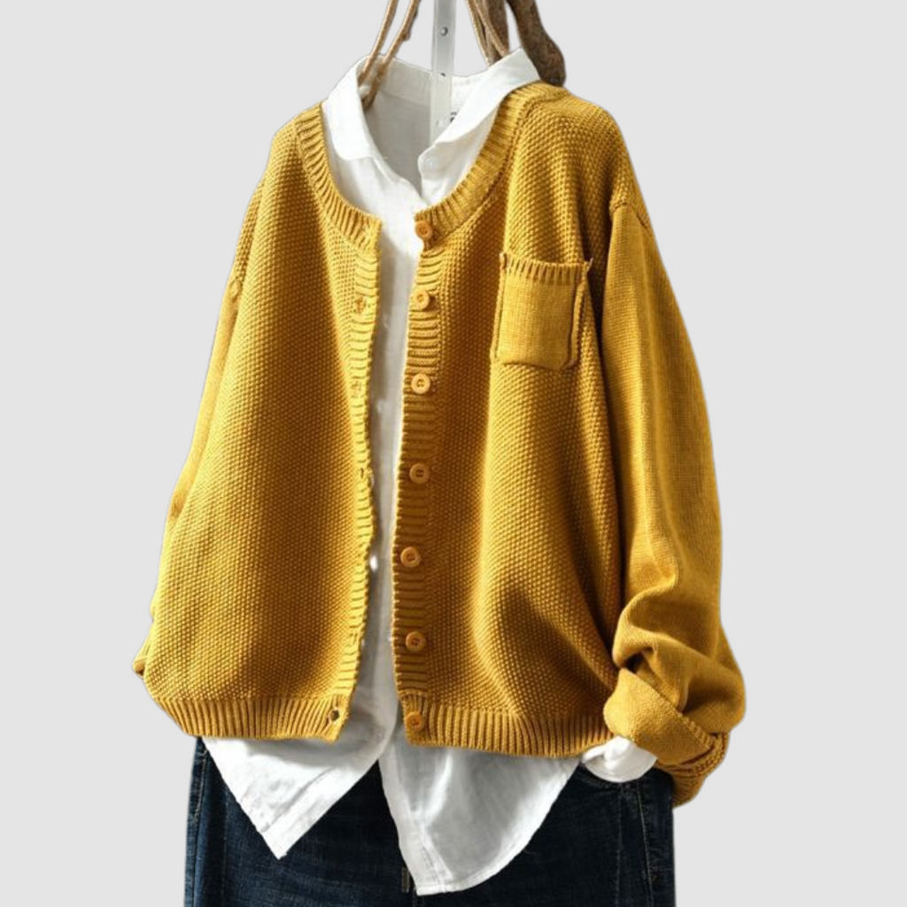Cardigan donna in maglia morbida - Caldo e confortevole