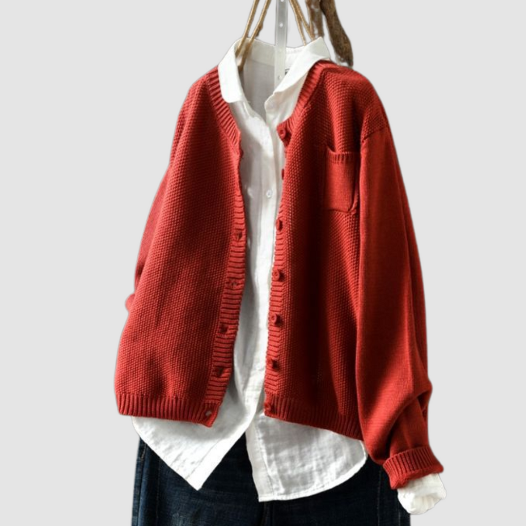 Cardigan donna in maglia morbida - Caldo e confortevole