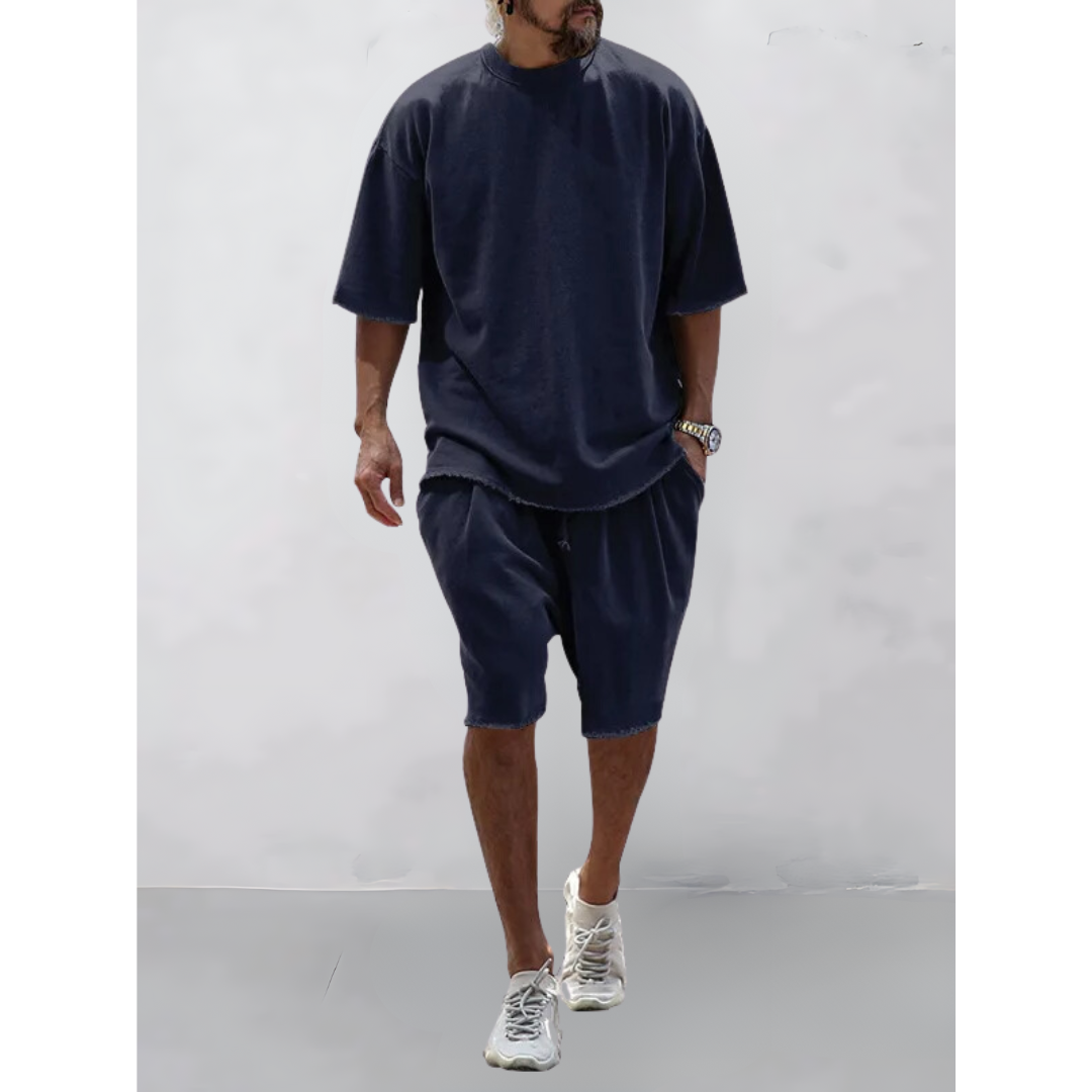 Completo estivo da uomo leggero – Tuta casual comoda e moderna