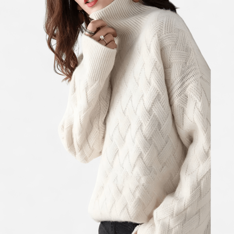 Maglione dolcevita di lusso da donna