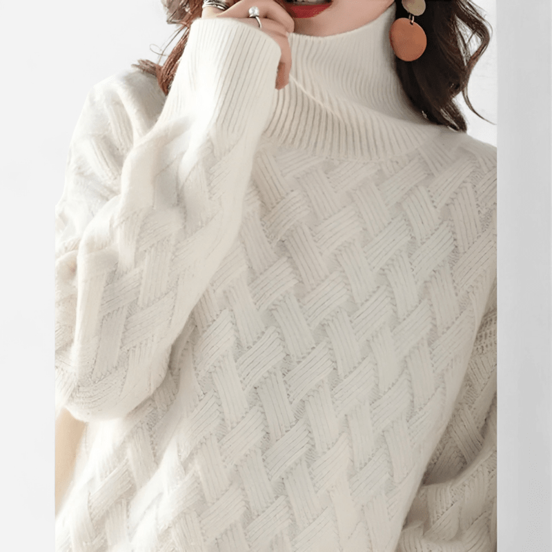 Maglione dolcevita di lusso da donna
