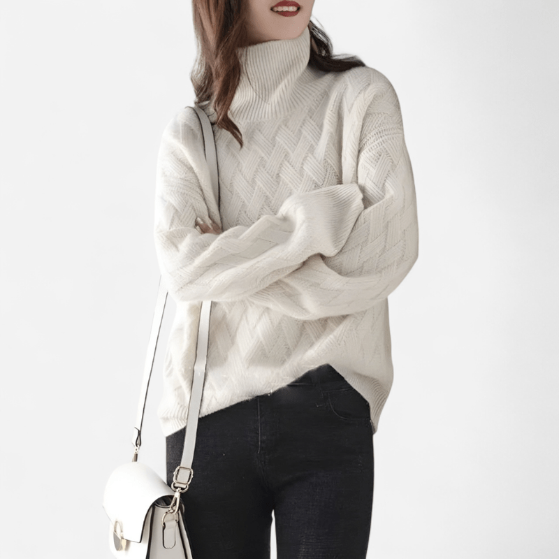 Maglione dolcevita di lusso da donna