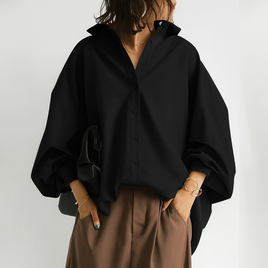 Blouse oversize pour femme - Fluide et polyvalente