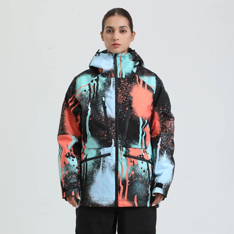 Giacca invernale da snowboard unisex – traspirante e idrorepellente