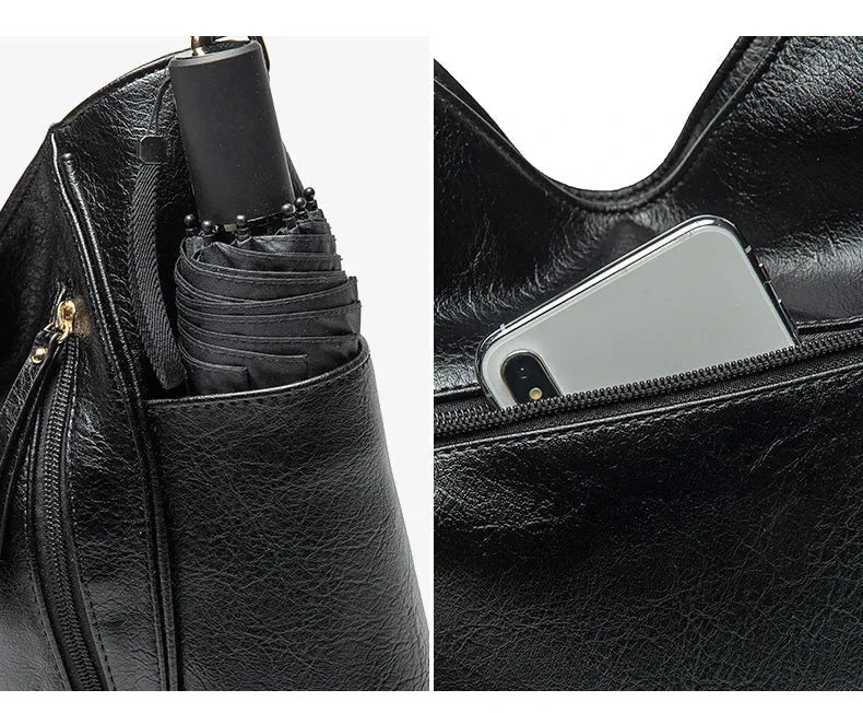 Luxury Women’s Leather-Effect Handbag – Premium Elegant Style for Every Day