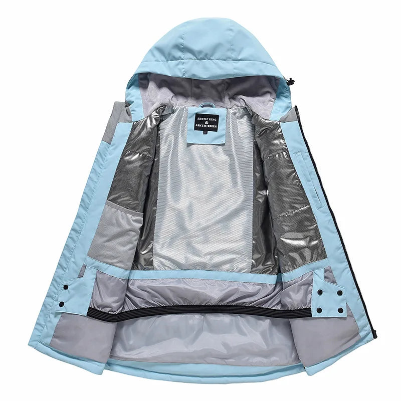 Tuta da sci invernale unisex isolata – Giacca e pantaloni traspiranti per lo snowboard