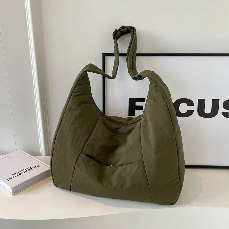 Borsa tote leggera ed elegante per donna – Borsa a tracolla grande e spaziosa