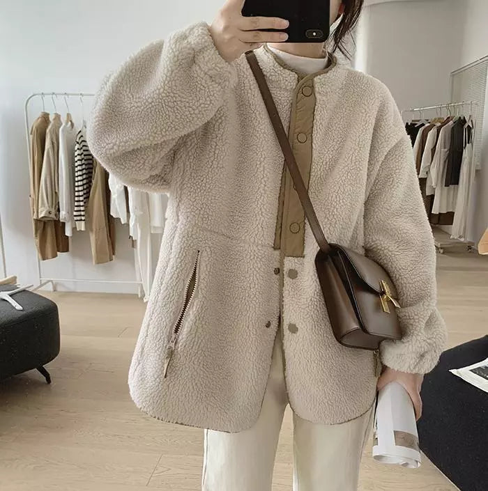 Giacca Teddy Premium da donna – Elegante e comoda giacca
