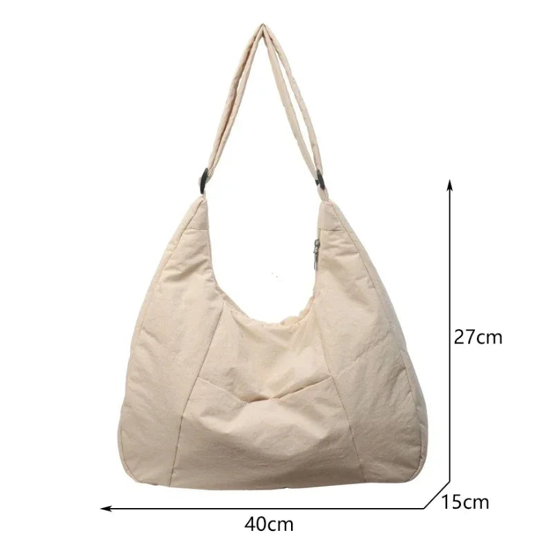Borsa tote leggera ed elegante per donna – Borsa a tracolla grande e spaziosa