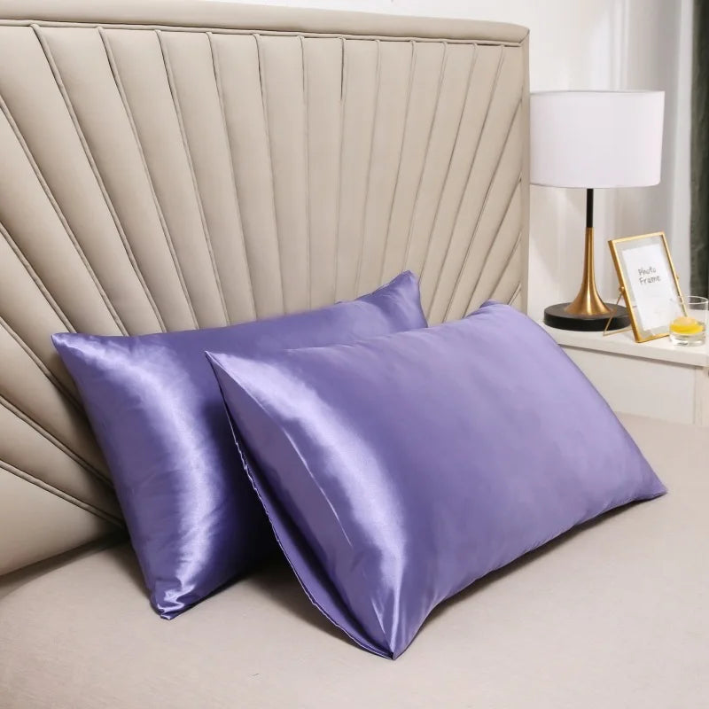 Federe eleganti in raso – effetto seta per un sonno di lusso