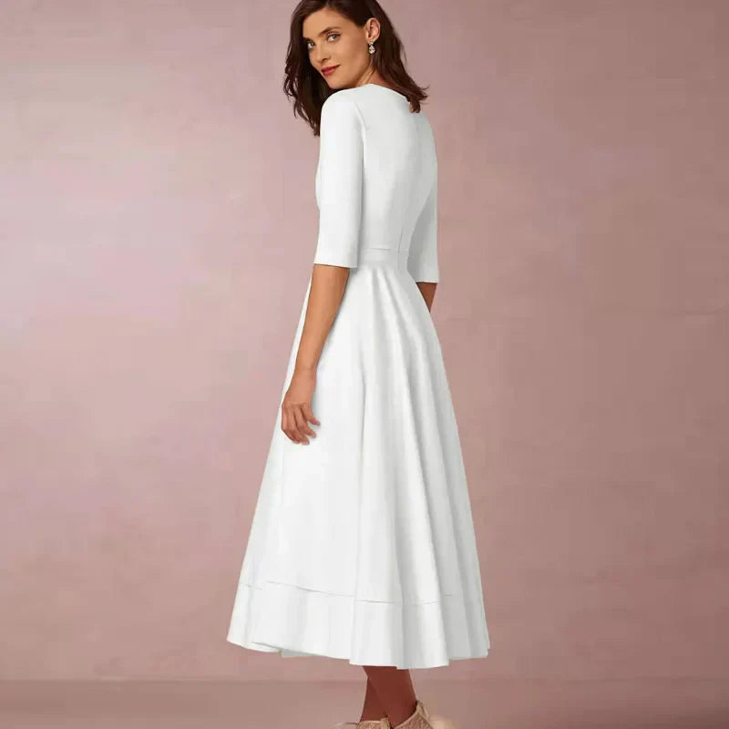 Abito Vintage Donna A-Line Anni ’60 con Gonna Svasata – Elegante e Femminile