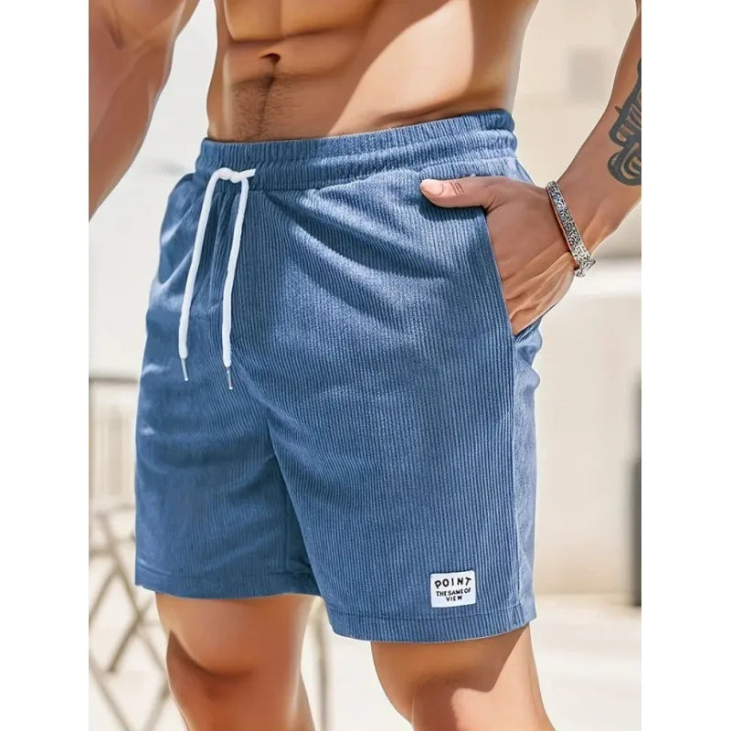 Shorts da uomo con coulisse – casual leggeri estivi con tasche