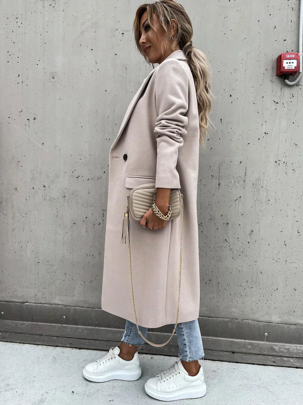 Cappotto caldo ed elegante da donna