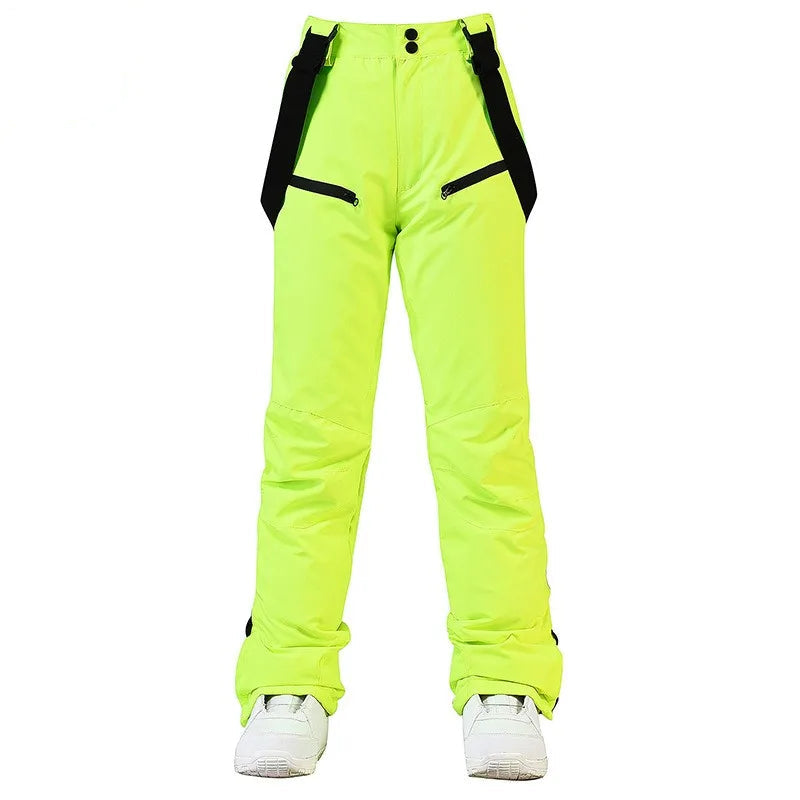 Pantaloni da sci invernali unisex – Pantaloni impermeabili e antivento con protezione in vita