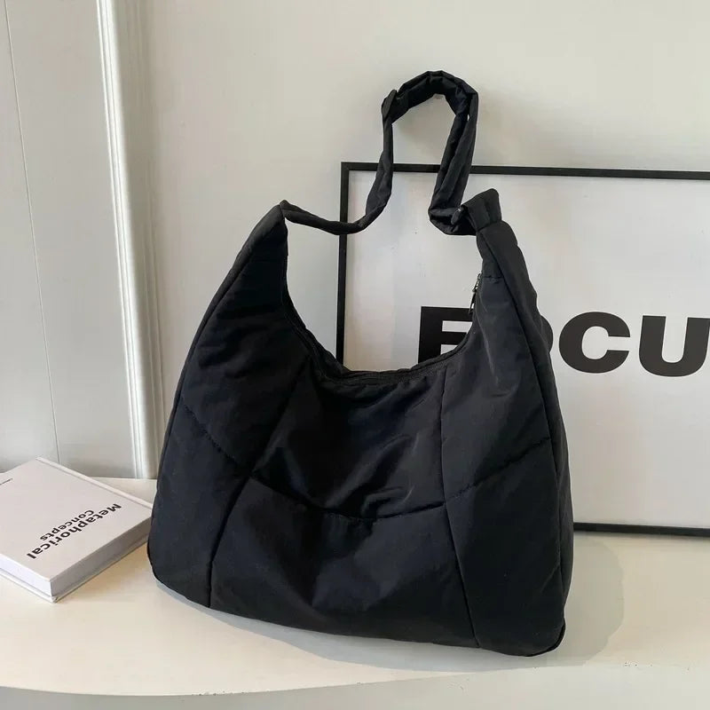 Borsa tote leggera ed elegante per donna – Borsa a tracolla grande e spaziosa