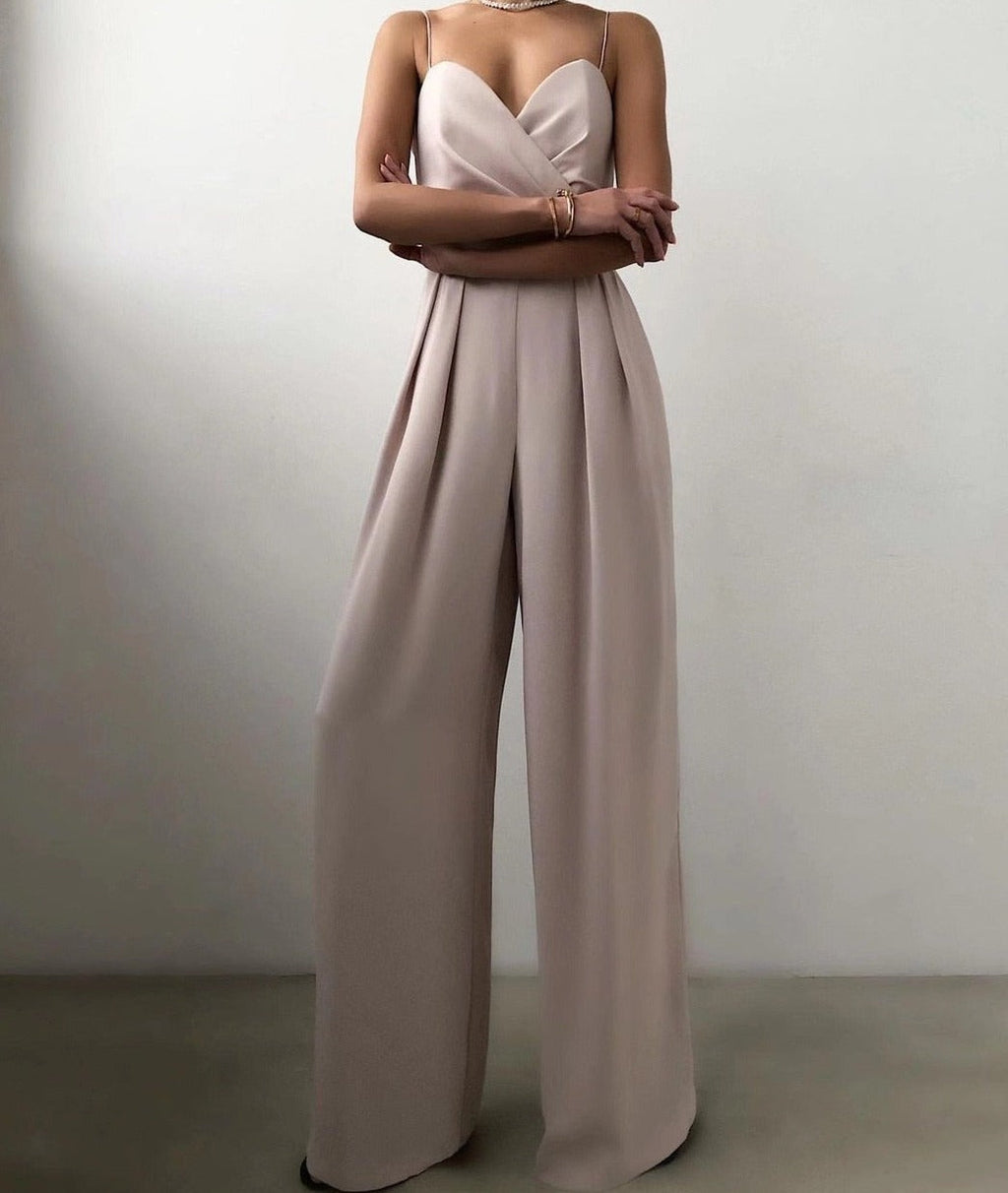 Tuta da donna con spalline sottili - Fluida ed elegante