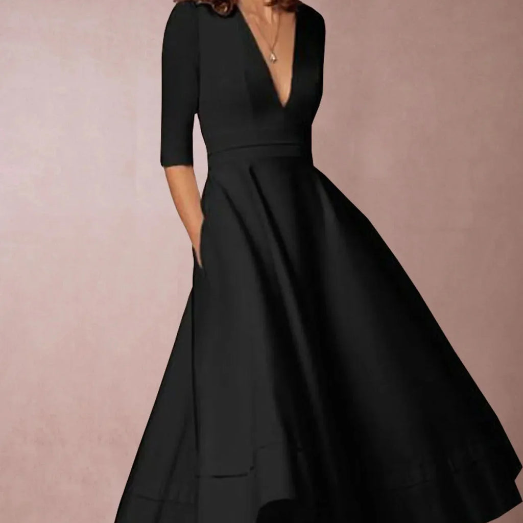 Abito Vintage Donna A-Line Anni ’60 con Gonna Svasata – Elegante e Femminile