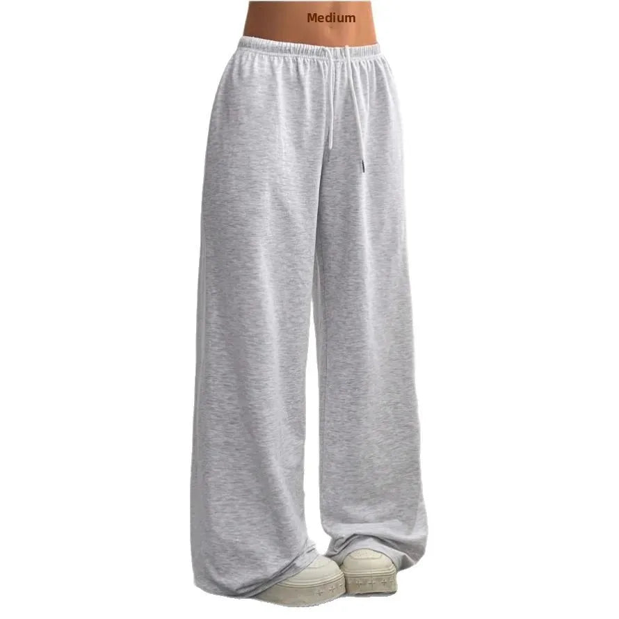 Pantaloni da jogging a gamba larga da donna – Vestibilità comoda e rilassata