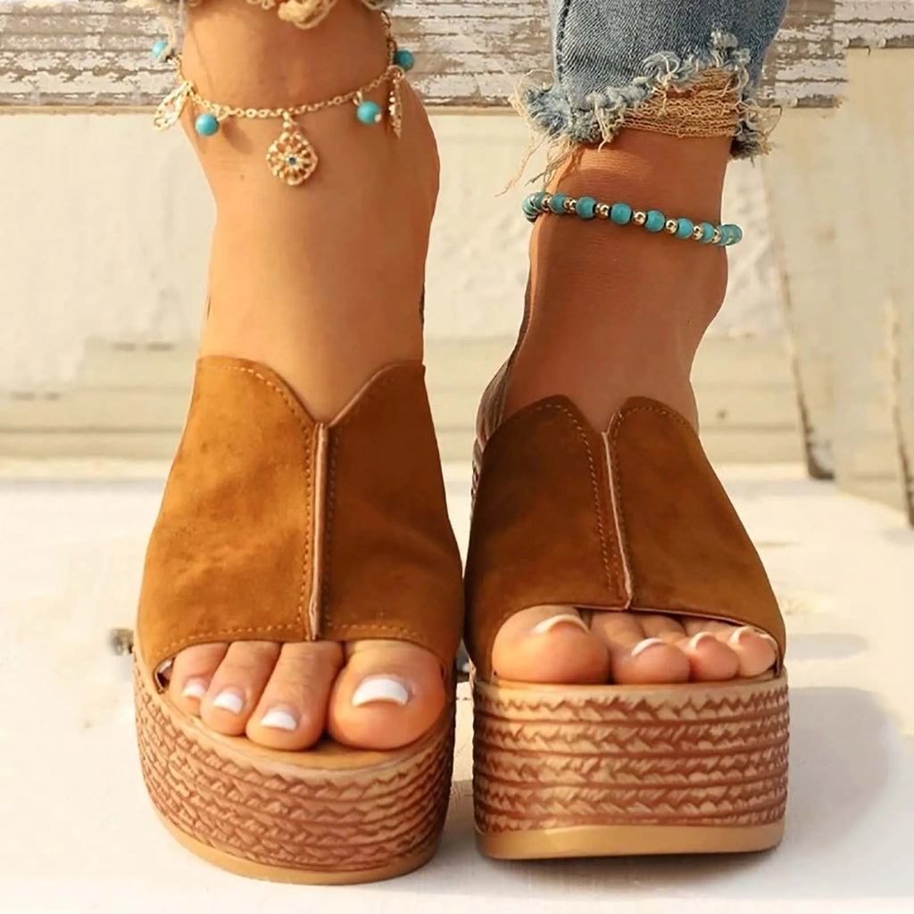 Sandali da donna con platform leggera - Stabili ed estivi