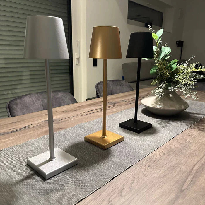 Nordiclight - Lampada da tavolo ricaricabile senza fili per un'illuminazione elegante