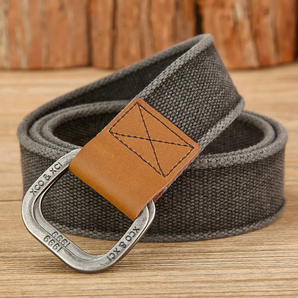 Cintura in tela di design per uomo: accessorio casual ed elegante per jeans