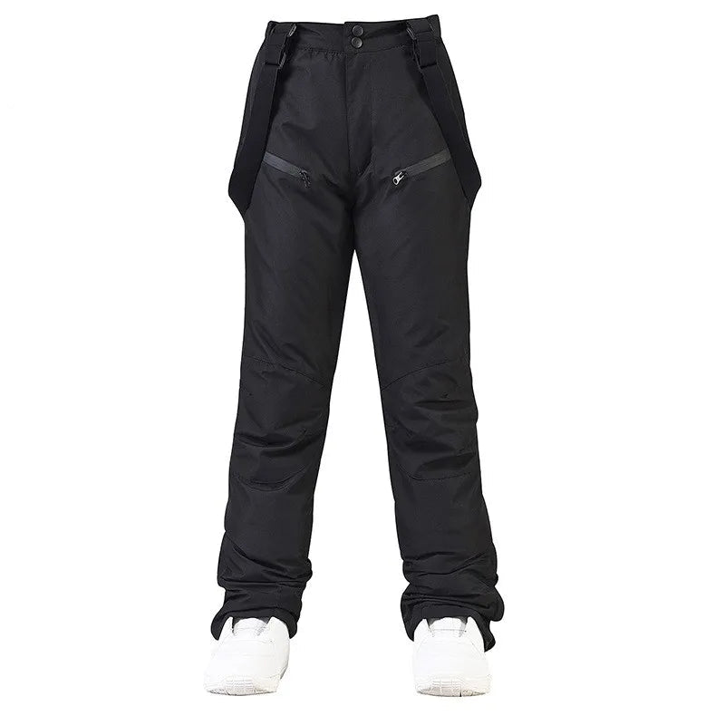 Pantaloni da sci invernali unisex – Pantaloni impermeabili e antivento con protezione in vita
