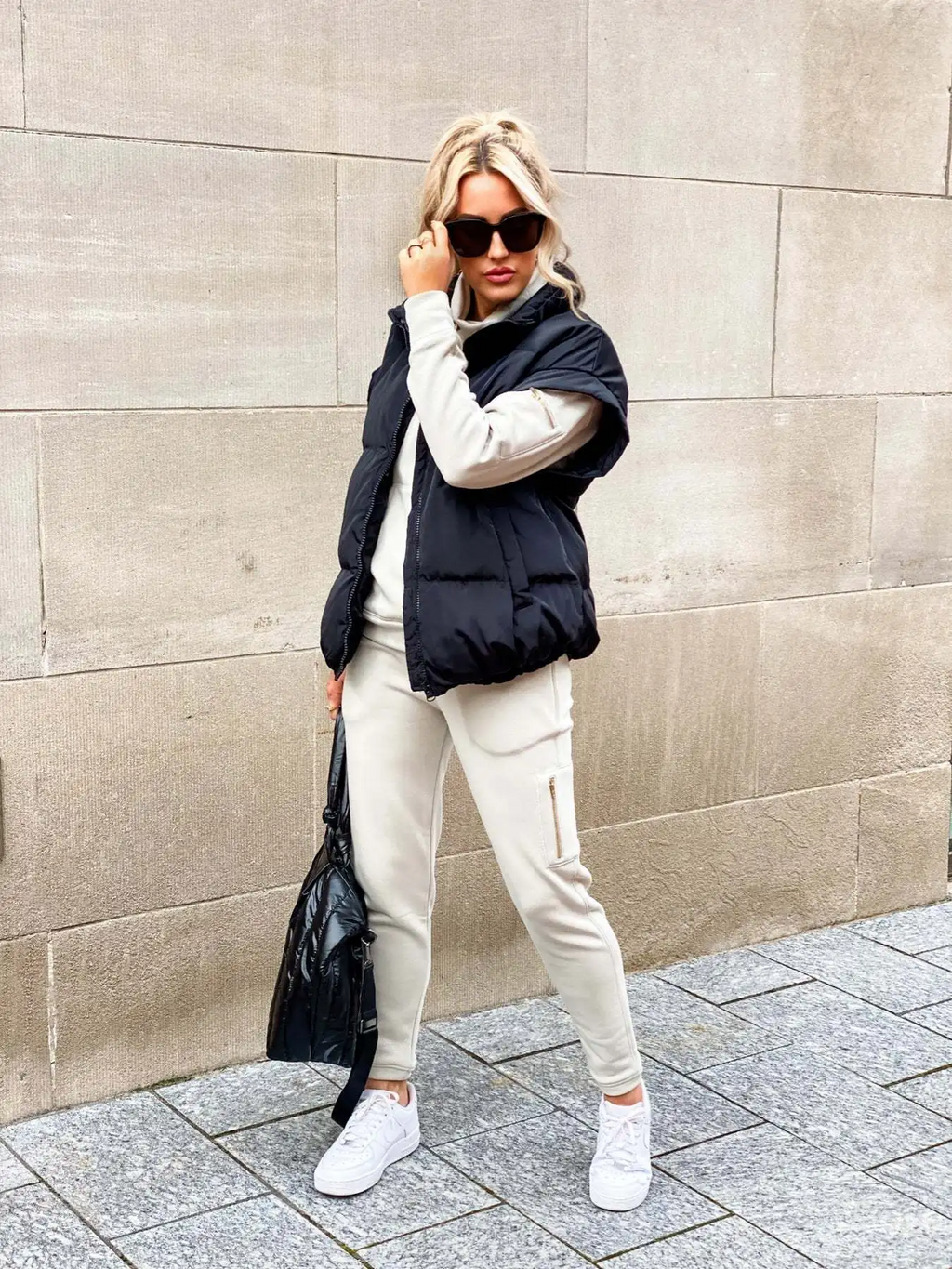 Doudoune sans manches oversize pour femme - Chaude et moderne