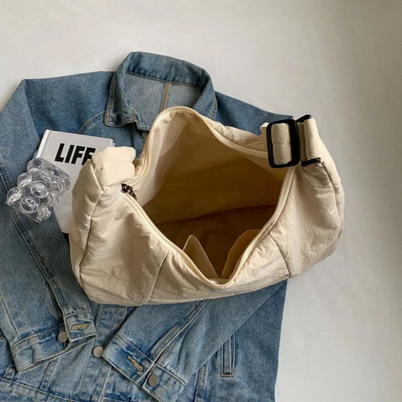 Borsa tote leggera ed elegante per donna – Borsa a tracolla grande e spaziosa