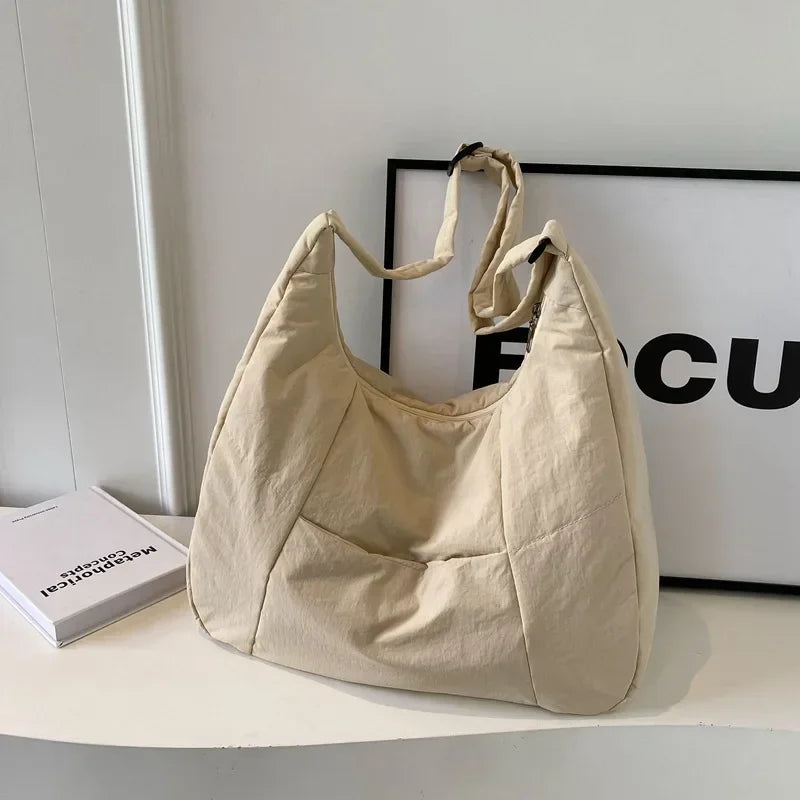 Borsa tote leggera ed elegante per donna – Borsa a tracolla grande e spaziosa