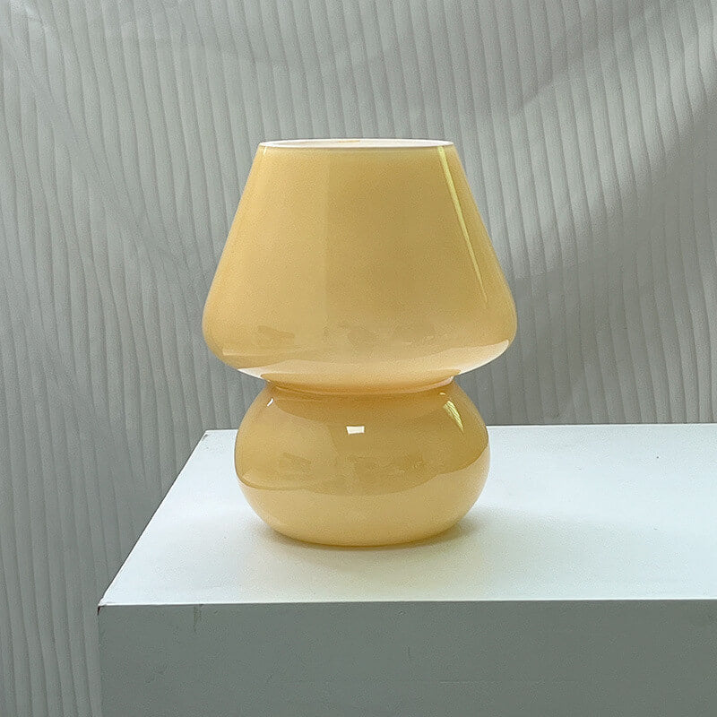 Lampada da tavolo moderna e minimalista in vetro spugna a righe
