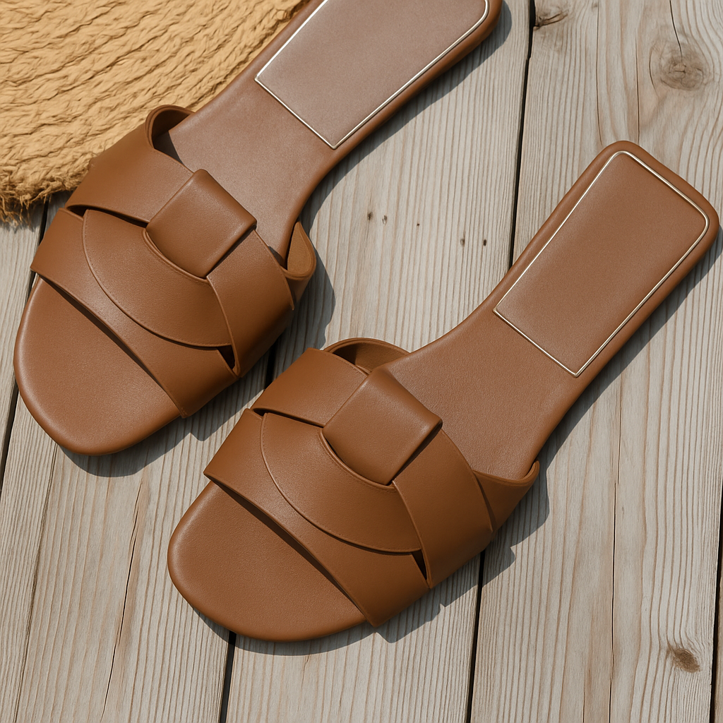 Ciabatte flat da donna con fiocco - Morbide e femminili