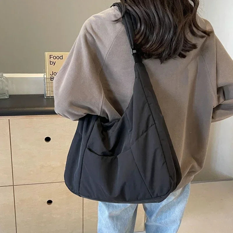 Borsa tote leggera ed elegante per donna – Borsa a tracolla grande e spaziosa