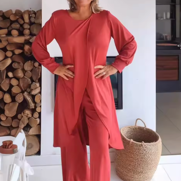 Completo due pezzi abbagliante per donna