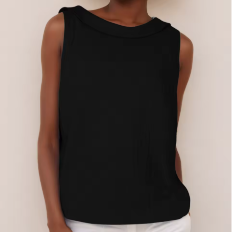 Top da donna senza maniche a collo alto – Stile casual, elegante e minimalista