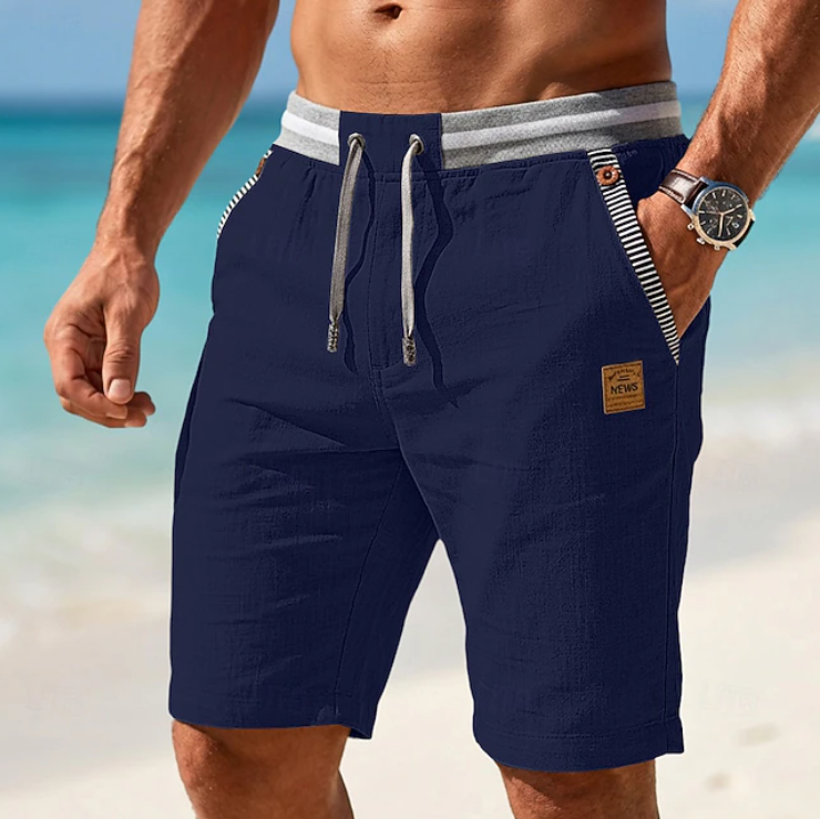 Pantaloncini estivi da uomo con coulisse – Leggeri e casual