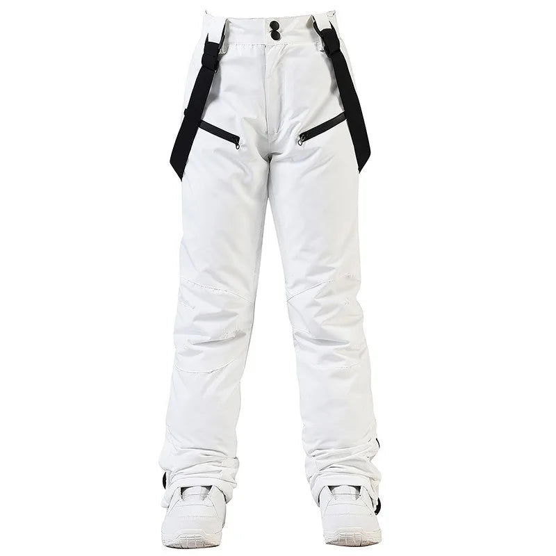 Pantaloni da sci invernali unisex – Pantaloni impermeabili e antivento con protezione in vita