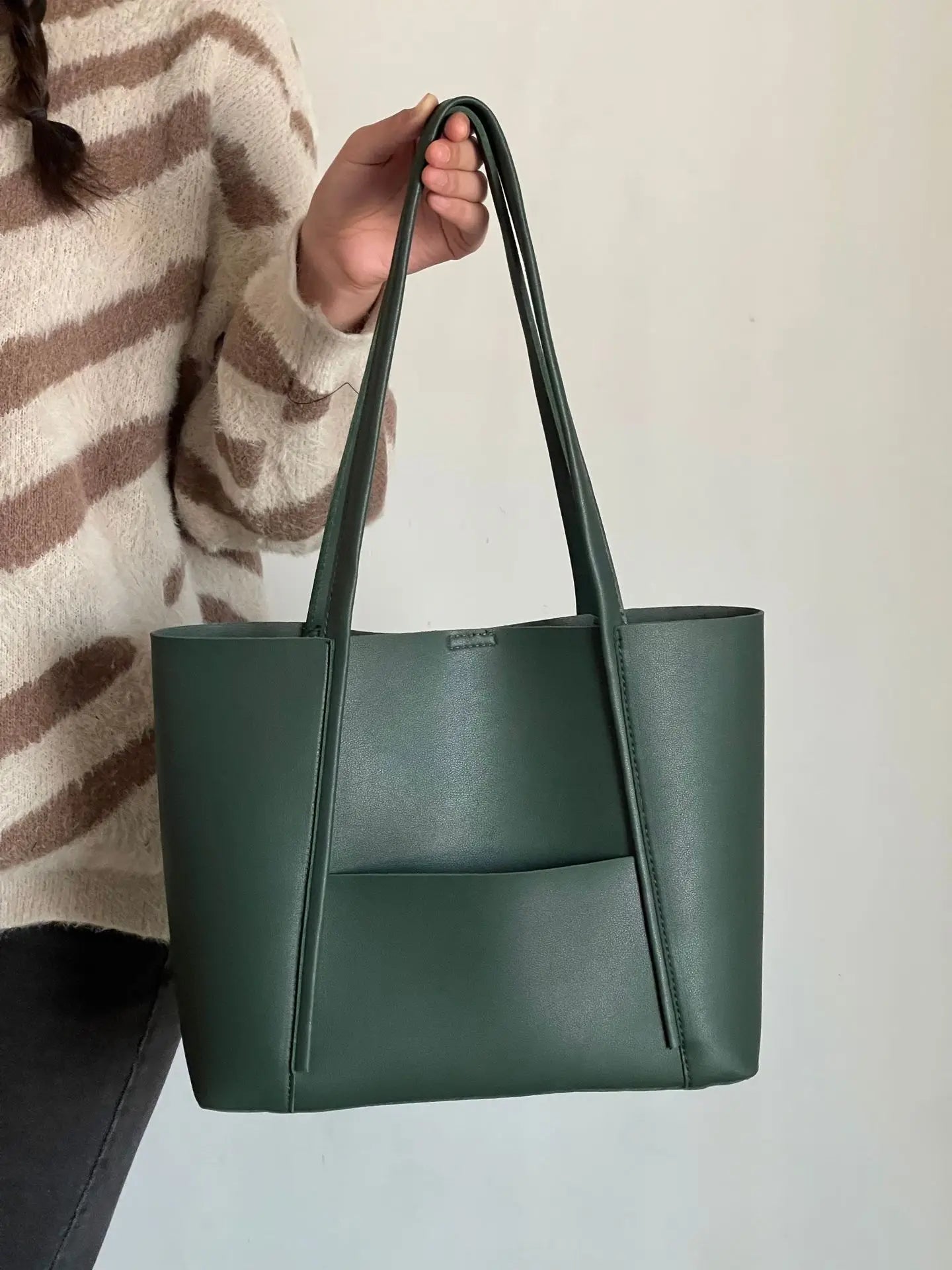Borsa tote in pelle di lusso per donna - Borsa grande ed elegante per tutti i giorni