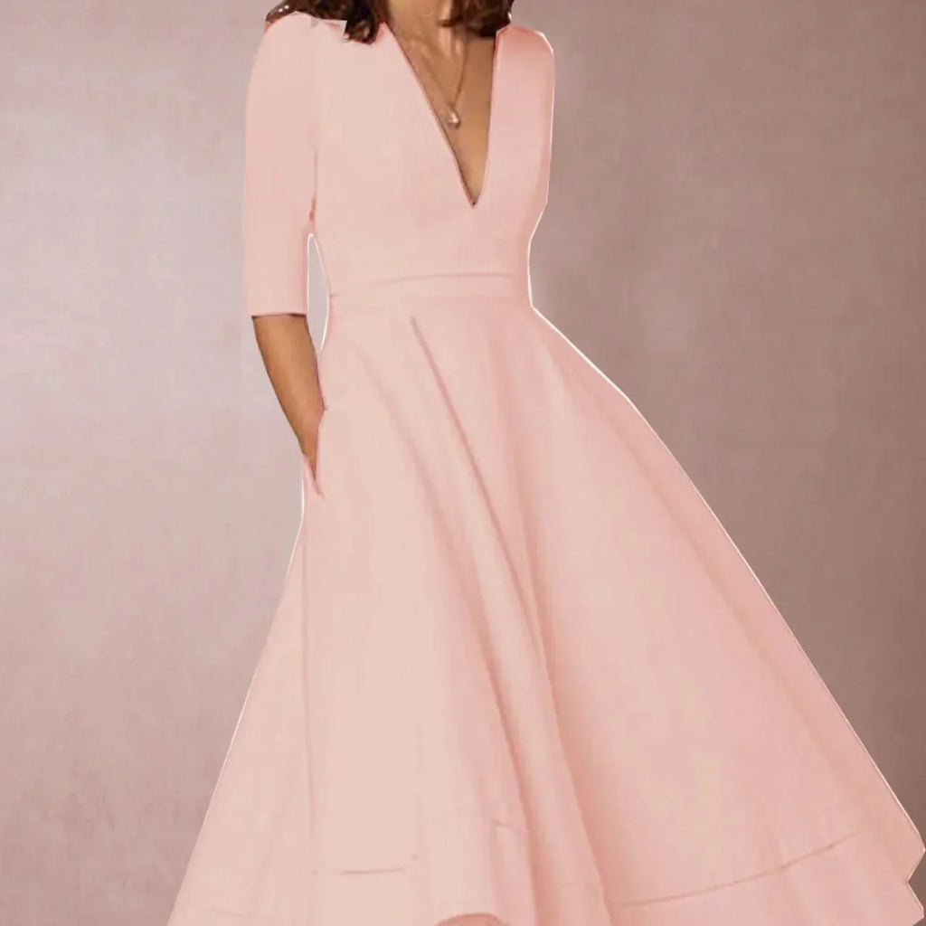 Abito Vintage Donna A-Line Anni ’60 con Gonna Svasata – Elegante e Femminile