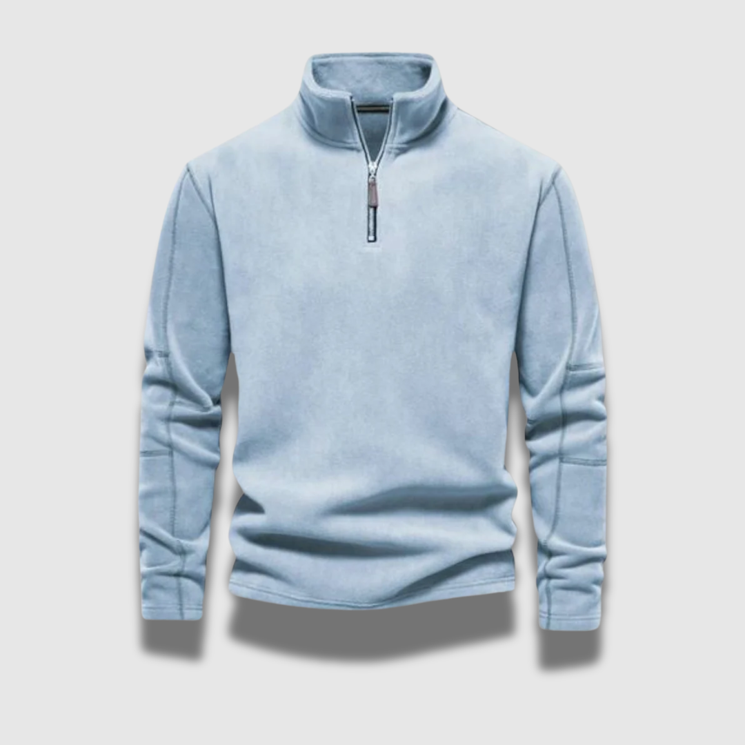 Maglione invernale moderno e morbido in pile da uomo