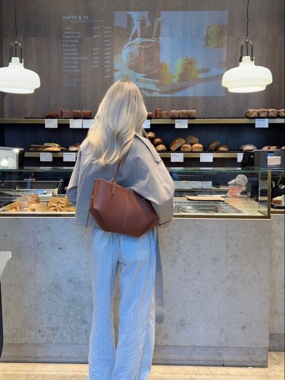 Elegante borsa tote vintage da donna - Grande borsa a mano in pelle con tracolla, capienza generosa, stile quotidiano raffinato