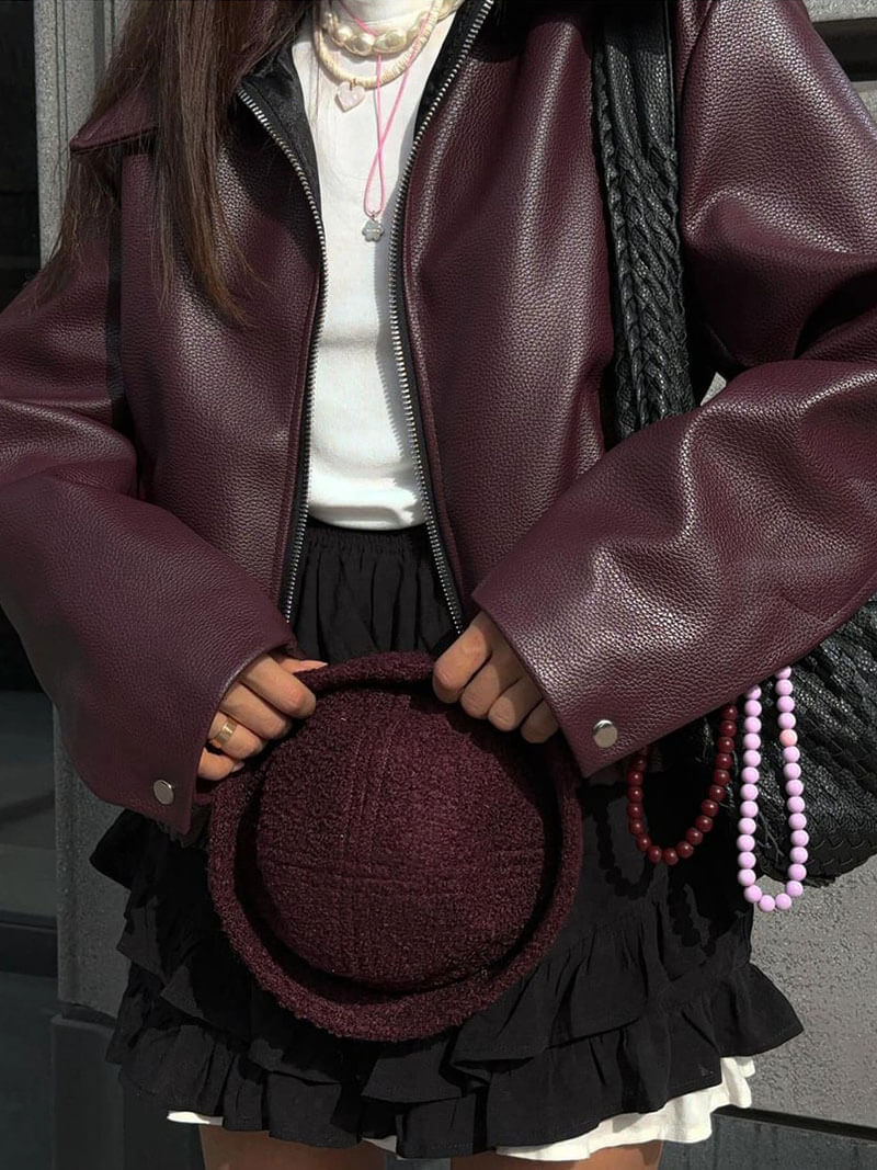 Giacca in pelle da donna