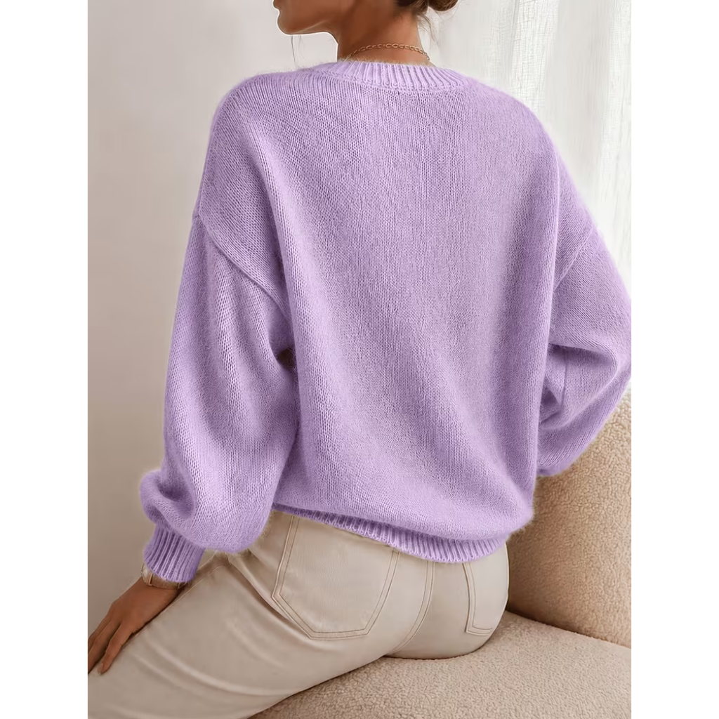 Pull femme doux à coupe décontractée - Doux et polyvalent