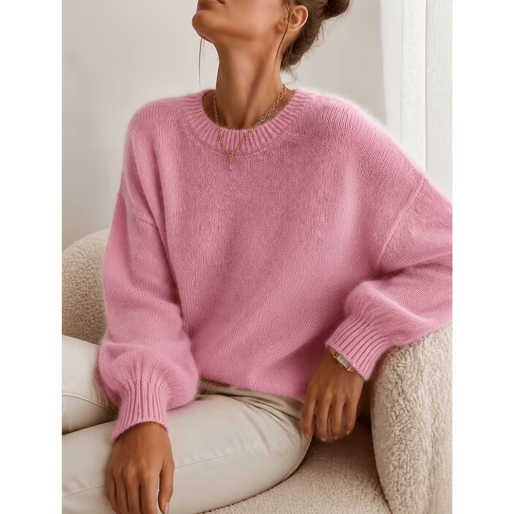 Pull femme doux à coupe décontractée - Doux et polyvalent