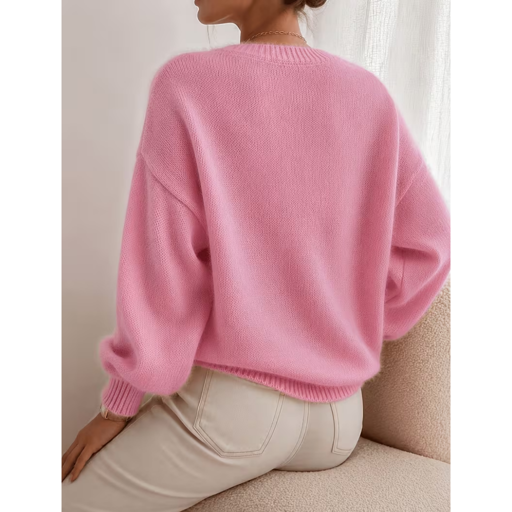 Pull femme doux à coupe décontractée - Doux et polyvalent