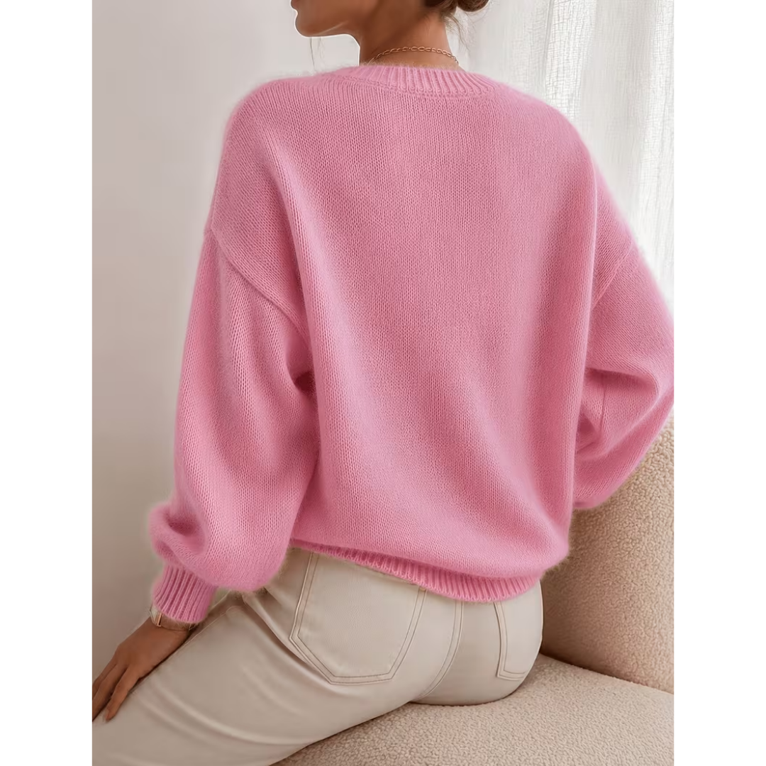 Pull femme doux à coupe décontractée - Doux et polyvalent