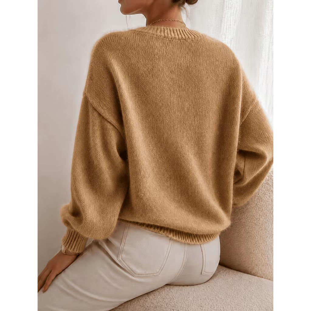 Pull femme doux à coupe décontractée - Doux et polyvalent