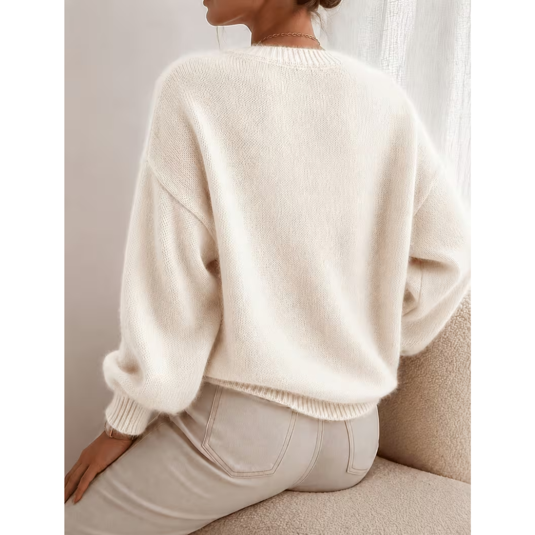 Pull femme doux à coupe décontractée - Doux et polyvalent