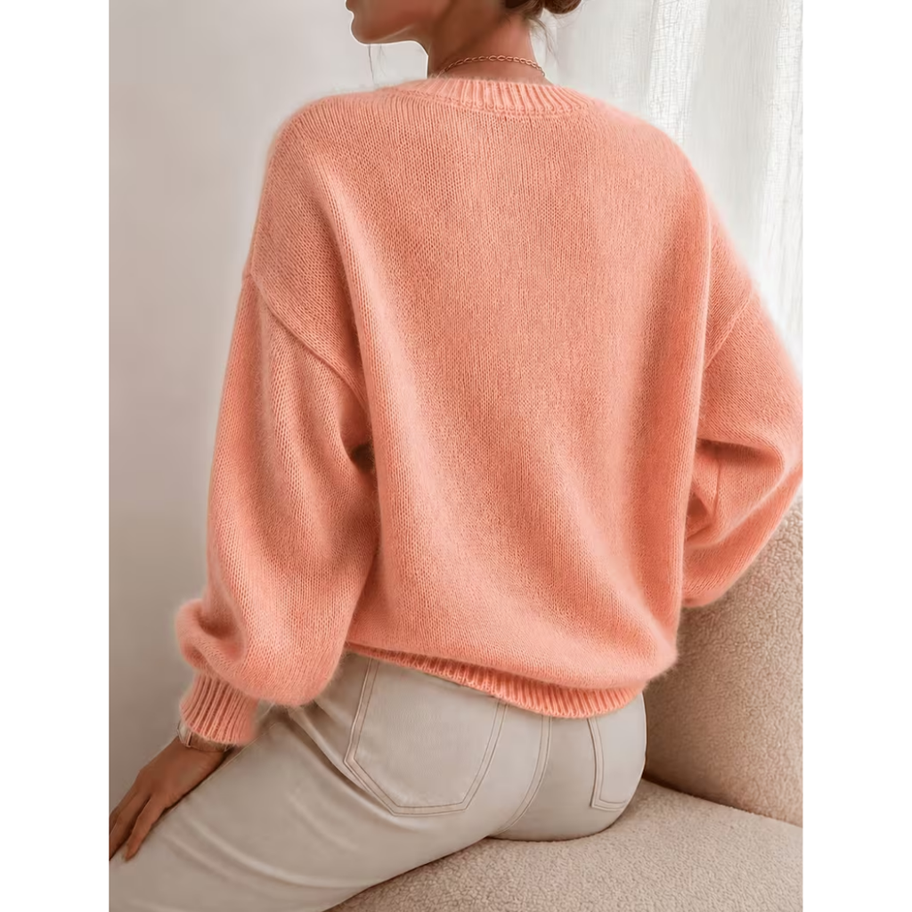 Pull femme doux à coupe décontractée - Doux et polyvalent